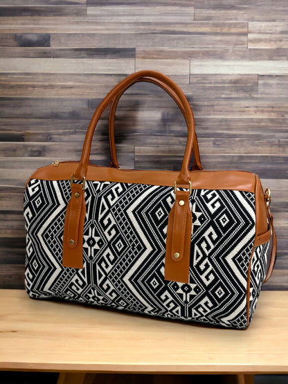 Aztec Jacquard Duffel Bag