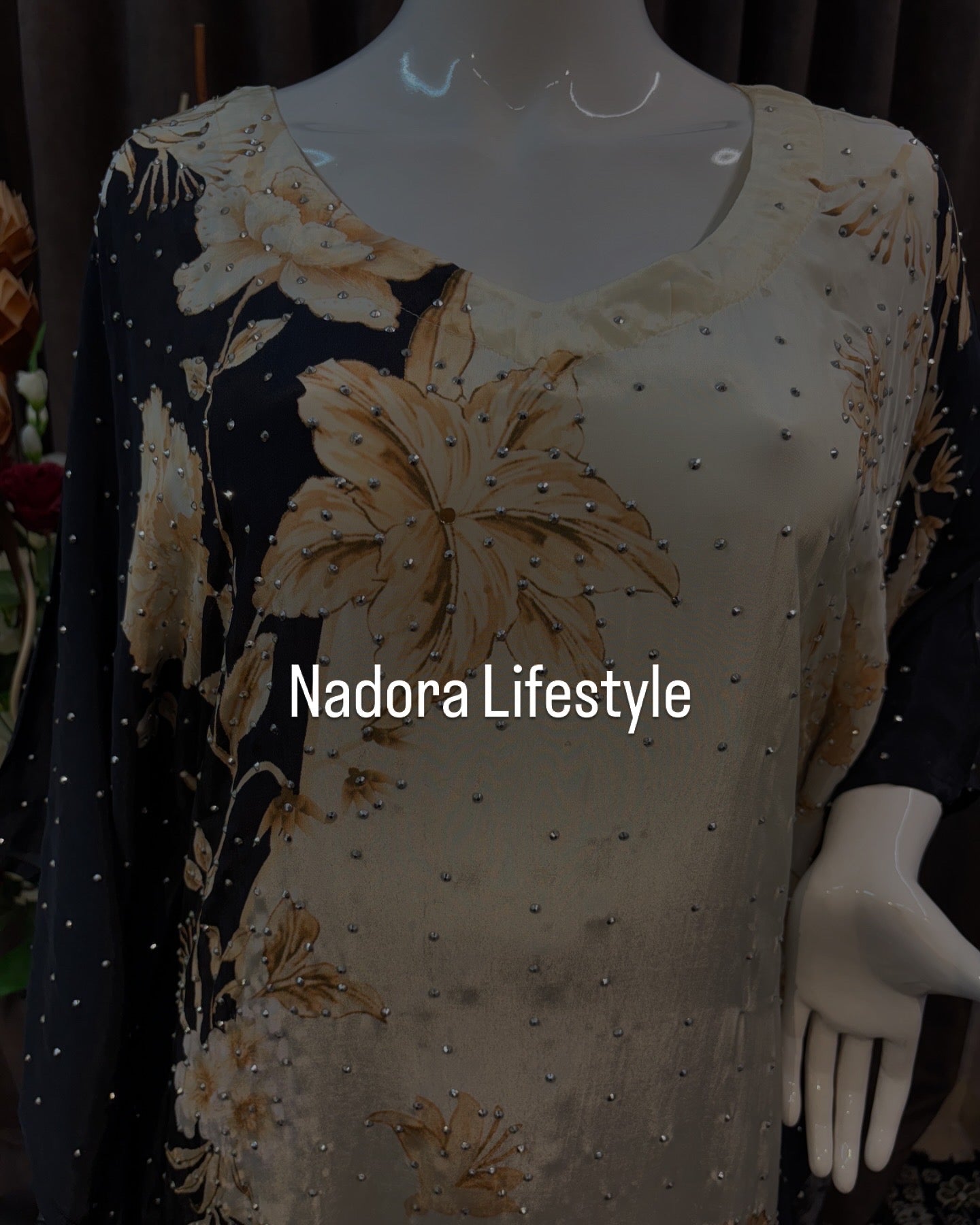 Sequence Printed Kaftan