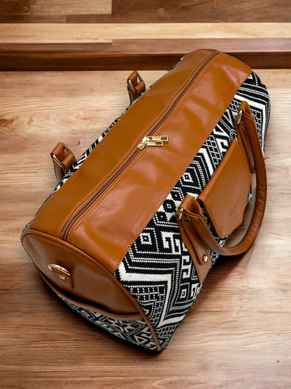 Aztec Jacquard Duffel Bag