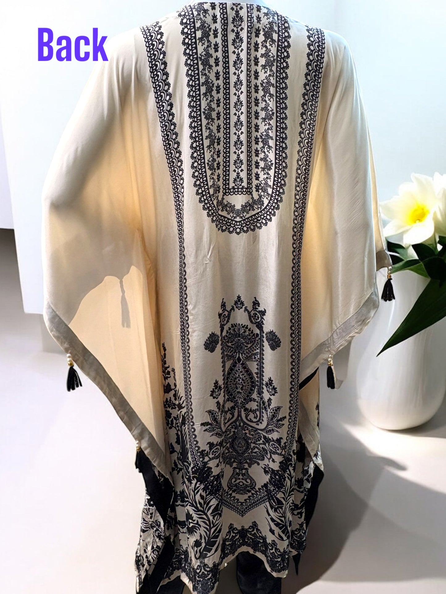 Crepe Retro Kaftan