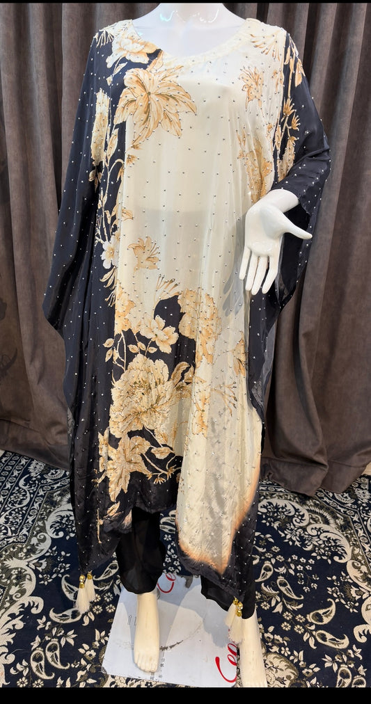 Sequence Printed Kaftan
