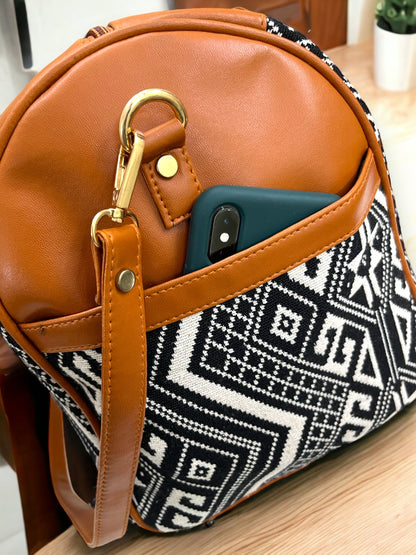 Aztec Jacquard Duffel Bag