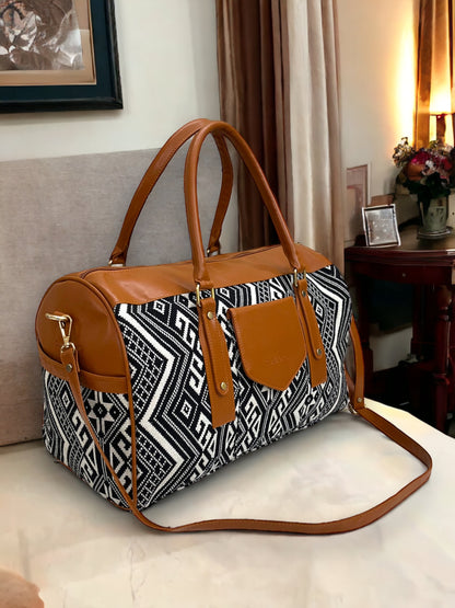 Aztec Jacquard Duffel Bag