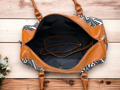Aztec Jacquard Duffel Bag
