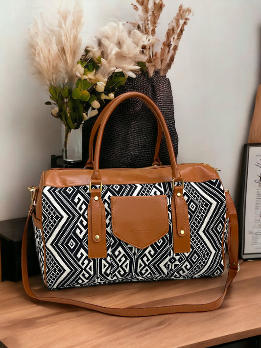 Aztec Jacquard Duffel Bag