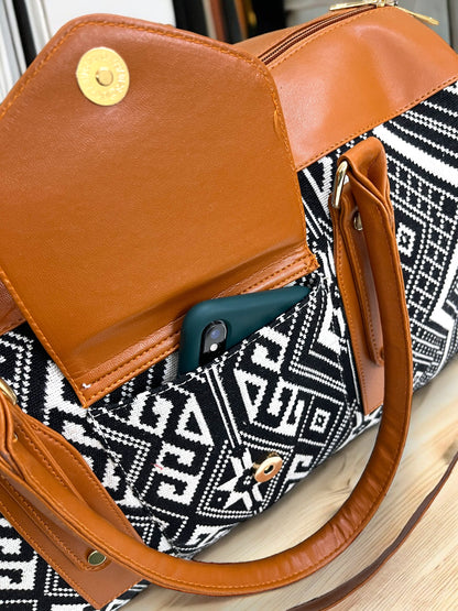 Aztec Jacquard Duffel Bag