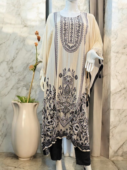 Crepe Retro Kaftan