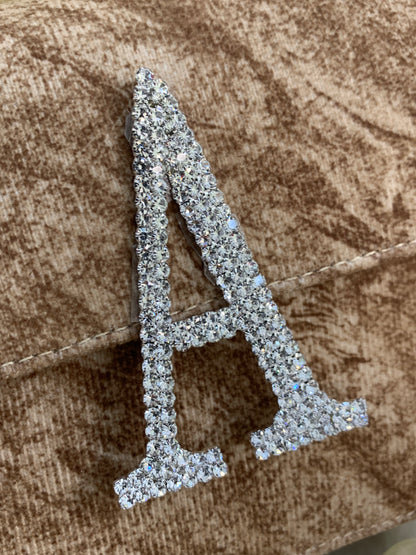 PERSONALIZED BROWN PEARL CROSSBODY