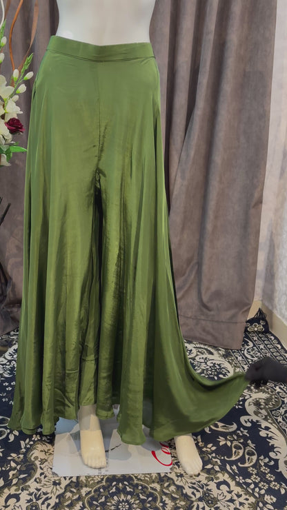 Up Down Style Sharara Plazzo